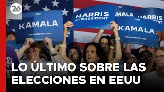 🔴 VIVO  Lo último sobre las elecciones en EEUU Harris y Trump compiten por llegar a la Casa Blanca [upl. by Anawed563]