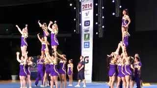 Cheer at SF State at USA Nationals 2014 Day 2 [upl. by Aggappora]