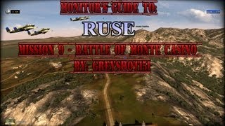 RUSE  Mission 9  Battle of Monte Casino GuideWalkthrough [upl. by Aicilegna735]