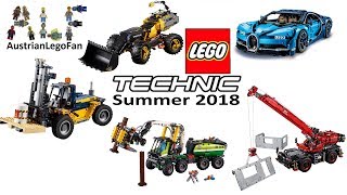 Lego Technic Summer 2018 Compilation of all Sets [upl. by Duncan816]