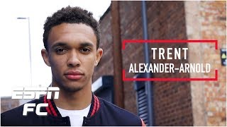 Trent AlexanderArnold talks Liverpool roots amp reflects on that goal vs Barca  Champions League [upl. by Bang]