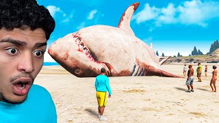 O MEGALODON NO GTA 5 [upl. by Suoirred]