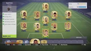 FIFA 18 SQUAD GOALS SBC Cheap SOLUTION  HYBRID LEAGUES  Squad Goals SBC [upl. by Sotnas]