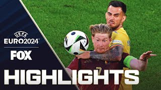 Belgium vs Romania Highlights  UEFA Euro 2024 [upl. by Rodney519]