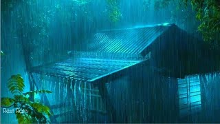 🔴Long Duration Rain Sounds 10 Hours of Relaxing Rain and Mild Thunder for Sleep and Calm Atmosphere [upl. by Fionna]