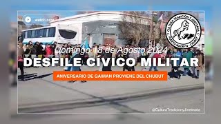 Desfile Cívico Militar  Aniversario de Gaiman Chubut 2024  PARTE 1 [upl. by Winna]