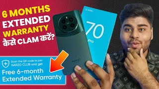 Realme Narzo 70 Pro 6 Months Extended Warranty Claim Kaise Kare  How To Claim Extended Warranty [upl. by Belle420]