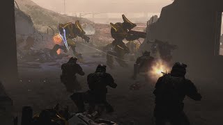 Halo Reach ODSTS AI Battle [upl. by Assiralc]