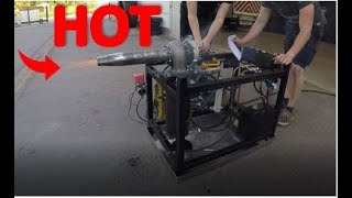 DIY TURBOJET ENGINE  HIGH SCHOOL PROJECT [upl. by Acirderf]