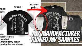 MY MANUFACTURER RUINED MY SAMPLES [upl. by Jon]