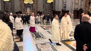 Cardinals march at the Vatican Please 👍 and subscribe to my channel [upl. by Acinot]