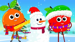 Nous Vous Souhaitons Un Joyeux Noël Mr Fruit Chansons pour Enfants [upl. by Caton]