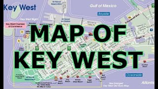 MAP OF KEY WEST  FLORIDA [upl. by Bound]