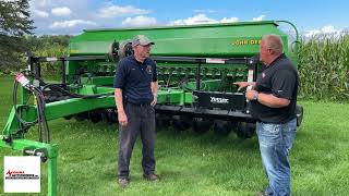 2000 John Deere Grain Drill  Miedema Auctioneering  Lot 49 [upl. by Hanid467]