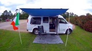 DIY Van Awning for UNDER 50 Check it OUT [upl. by Adnaw83]