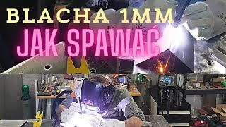 Jak spawać TIG  cienkie blachy 15mm [upl. by Sinaj]