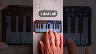 Gulabi Sadi  Piano Tutorial [upl. by Ertha]