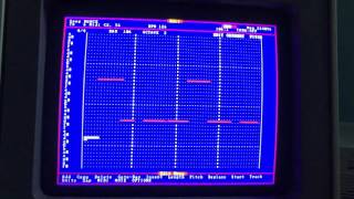 MIDI electronic music with Voyetra Sequencer Plus and Soundblaster  SIMPLETHINGSTOYS [upl. by Dwayne]