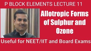 Lecture 11 P Block Elements XII Chemistry with Manoj Sharma [upl. by Trella]