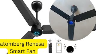 atomberg Renesa 1200MM BLDC Smart Fan Unboxing amp Review in telugu [upl. by Shepperd]