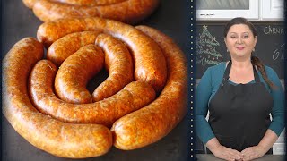 Cei mai gustoși și mai suculenți cârnați de casă proaspeți din carne de porc  Laura Laurențiu [upl. by Nichy]