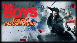 The Boys Season 4 Carnage Count [upl. by Ecnatsnok]