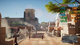 GeForce GTX 750 ti  AMD Athlon 3000G  Assassins Creed AC Origins Benchmark [upl. by Calhoun841]