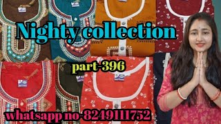 Nighty collection part396whatsapp no8249111752 [upl. by Otreblif]