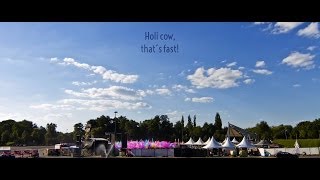 Holi cow that´s fast  Bayreuth Holi Festival 2014 Timelapse [upl. by Ahsyekal]