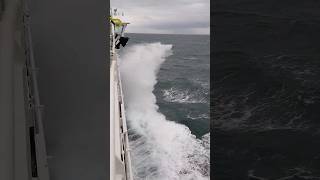 Calmac ferry MV Finlaggan in rough seas 🛳 🌊 🏴󠁧󠁢󠁳󠁣󠁴󠁿 calmac roughseas islay ferry [upl. by Lynnelle]