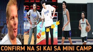 CONFIRM NA SI KAI SOTTO SA 4 NBA TEAMS SA NBA MINICAMP SA AMERIKA [upl. by Yrennalf228]