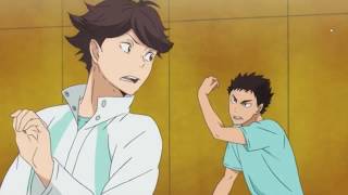 Oikawa and Iwaizumi arguing about Kageyama french dub  Haikyuu [upl. by Ezeerb804]