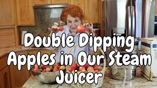 Double Dipping Apples in Our Steam Juicer [upl. by Henryk]