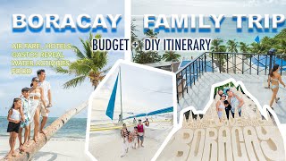 Boracay Family Trip I Budget guide Itinerary 997 pesos hotel I 800 pesos Island Hopping BORACAY 2024 [upl. by Yreved551]