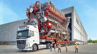 INSIDE The Building of the Worlds Largest amp Most Powerful Ship Diesel Engine Ever Built [upl. by Aniad]