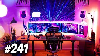 Room Tour Project 241  BEST Desk amp Gaming Setups [upl. by Hashum]