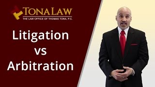 What is the difference between litigation and arbitration [upl. by Ocirne252]