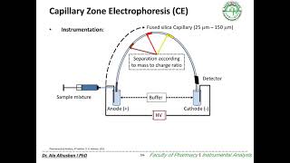 Lecture no 20 Capillary Electrophoresis [upl. by Aggi]