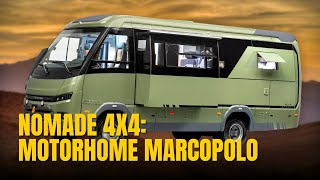 TOUR MOTORHOME NOMADE 4x4 MARCOPOLO COMPLETO [upl. by Enajyram]