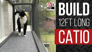 How to Built Window Catio for Your Cats  DIY HOWTO [upl. by Atsirk]