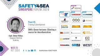 2024 SAFETY4SEA Singapore Forum Capt Chatur Wahyu Director Singapore Academy SMAs horizons [upl. by Tutt]