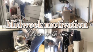 MIDWEEK MOTIVATION CLEAN WITH ME CLEAN WITH ME UK SPEED CLEANING MOTIVATION  RESET [upl. by Alrzc808]