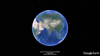 zooming in from space to India  India map zooming [upl. by Esenaj]