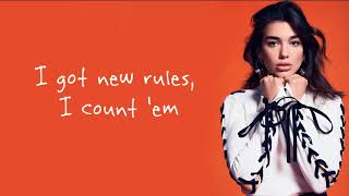 Dua Lipa  New Rules  Lyrics [upl. by Beitz]