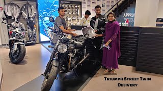 Triumph Street Twin Delivery  2021  Modern Classic  900cc Bonneville Twin Engine  STV [upl. by Kenwee]