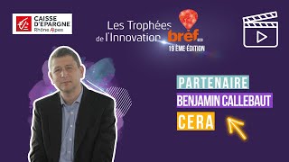 Benjamin Callebaut  Partenaire des Trophées Bref Eco de lInnovation 2024 [upl. by Adlihtam310]