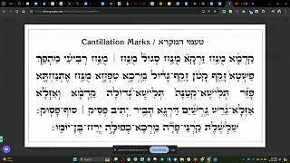 Torah Trope Marks Lower Octave [upl. by Adikram]