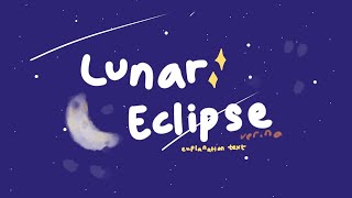 Explanation Text  Lunar Eclipse 🌙 [upl. by Buck]