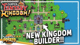 SUPER Promising New City Builder  Super Fantasy Kingdom  Base Building Colony Sim [upl. by Mil]