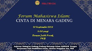 FORUM MAHASISWA ISLAM quot CINTA DI MENARA GADINGquot [upl. by Evanne497]